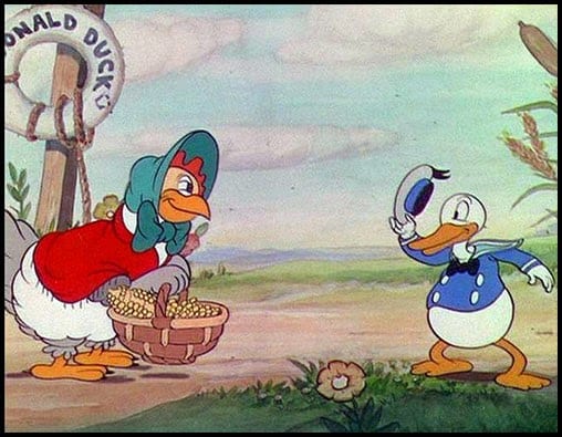 Donald Duck in The Wise Little Hen