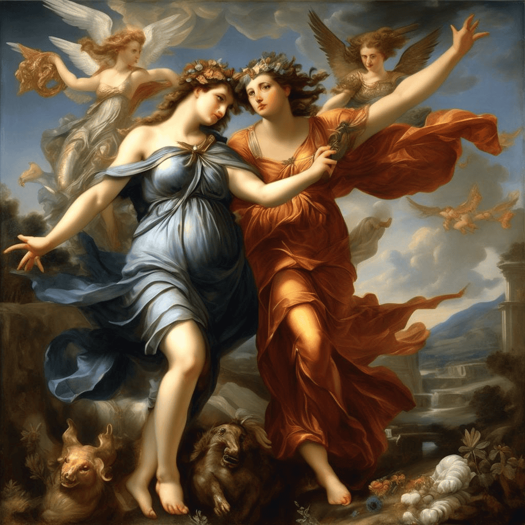 Urania and Erato – Sebastiano Conca