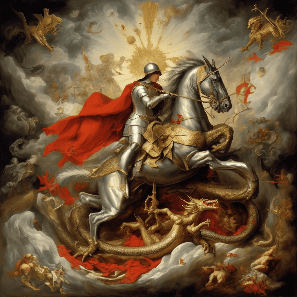 Saint Georges and the dragon – State of existence nr. x+1