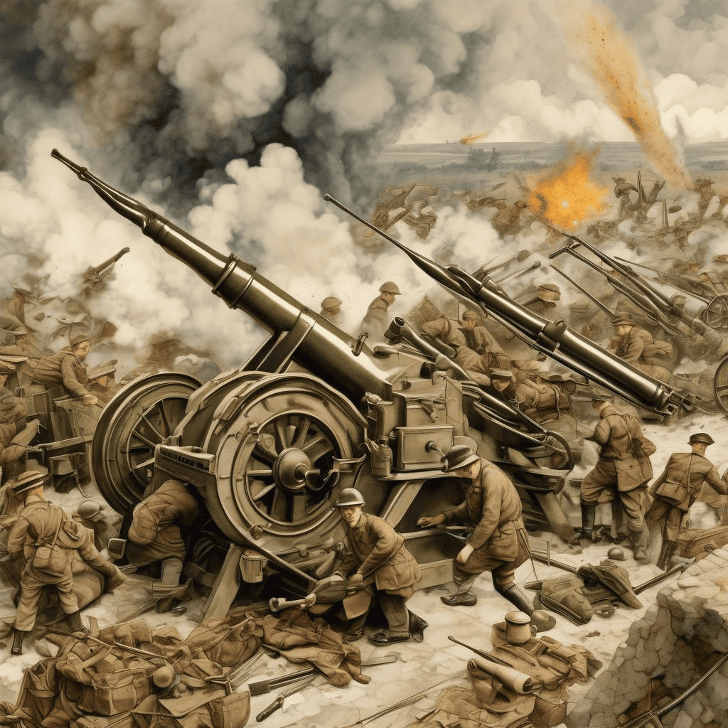 Artillery in the Great War by Sanders Marble