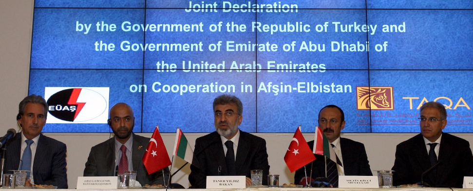 Im Januar traten das staatliche türkische Energieunternehmern Electricity Generation Co. und die TAQA zusammen und beschlossen ein gemeinsames Konstruktionsprojekt in Höhe von 12 Milliarden Dollar.