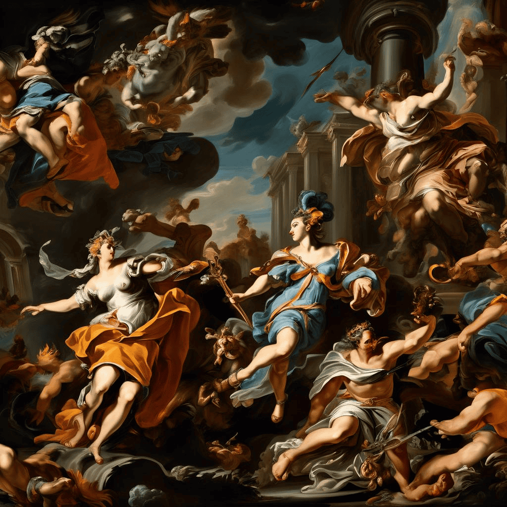 The Royal Hunt of Dido and Aeneas – Francesco Solimena