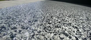 This floor shows the quality and shine of Duration Concrete Coatings by Duralast, applied for a smooth, bright finish.