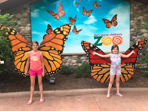Kids enjoy colorful displays on a smooth Duration Concrete Coatings by Duralast floor at Fort Wayne Children’s Zoo.