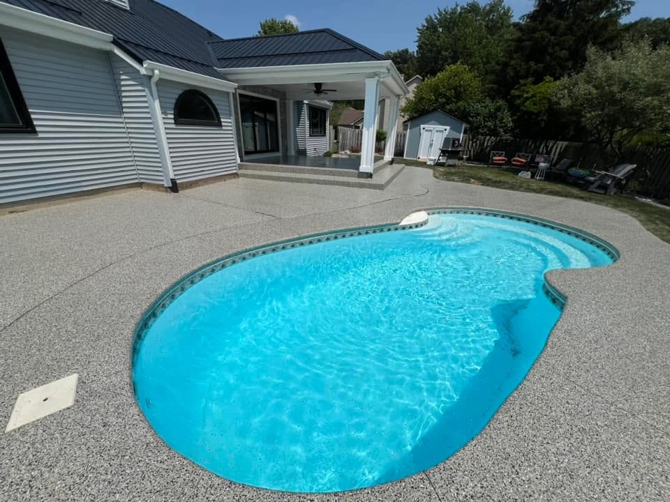 Duration Concrete Coatings by Duralast can help make backyard pool and garage floors look better and last longer.