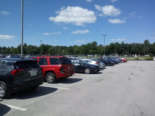 Duration Concrete Coatings by Duralast helps protect a busy parking lot, making it safer and stronger for daily use.