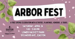 a poster for an Arbor Fest event