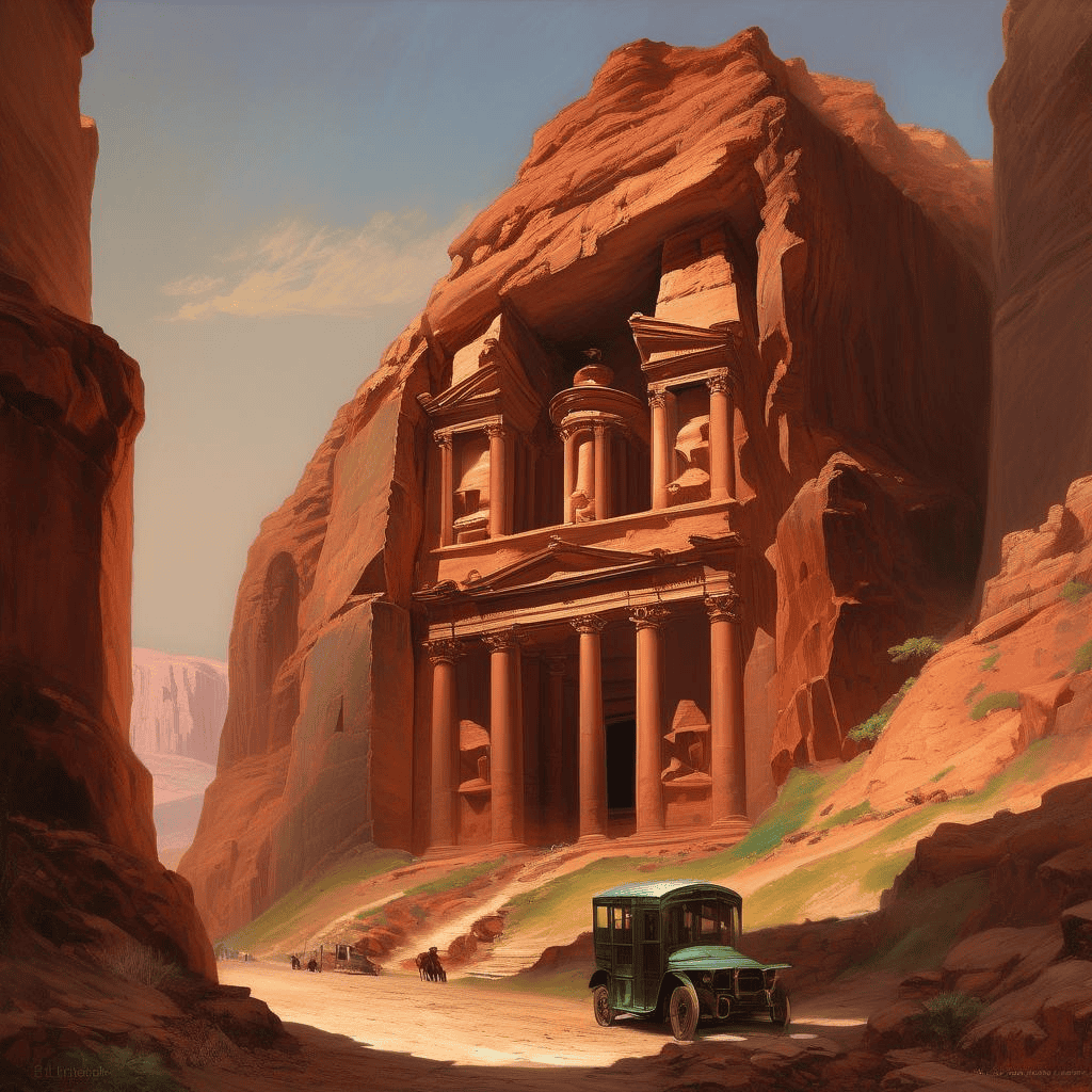 El Khasné, Petra – Frederic Edwin Church