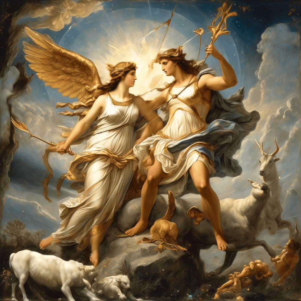 Apollo and Artemis – Gavin Hamilton
