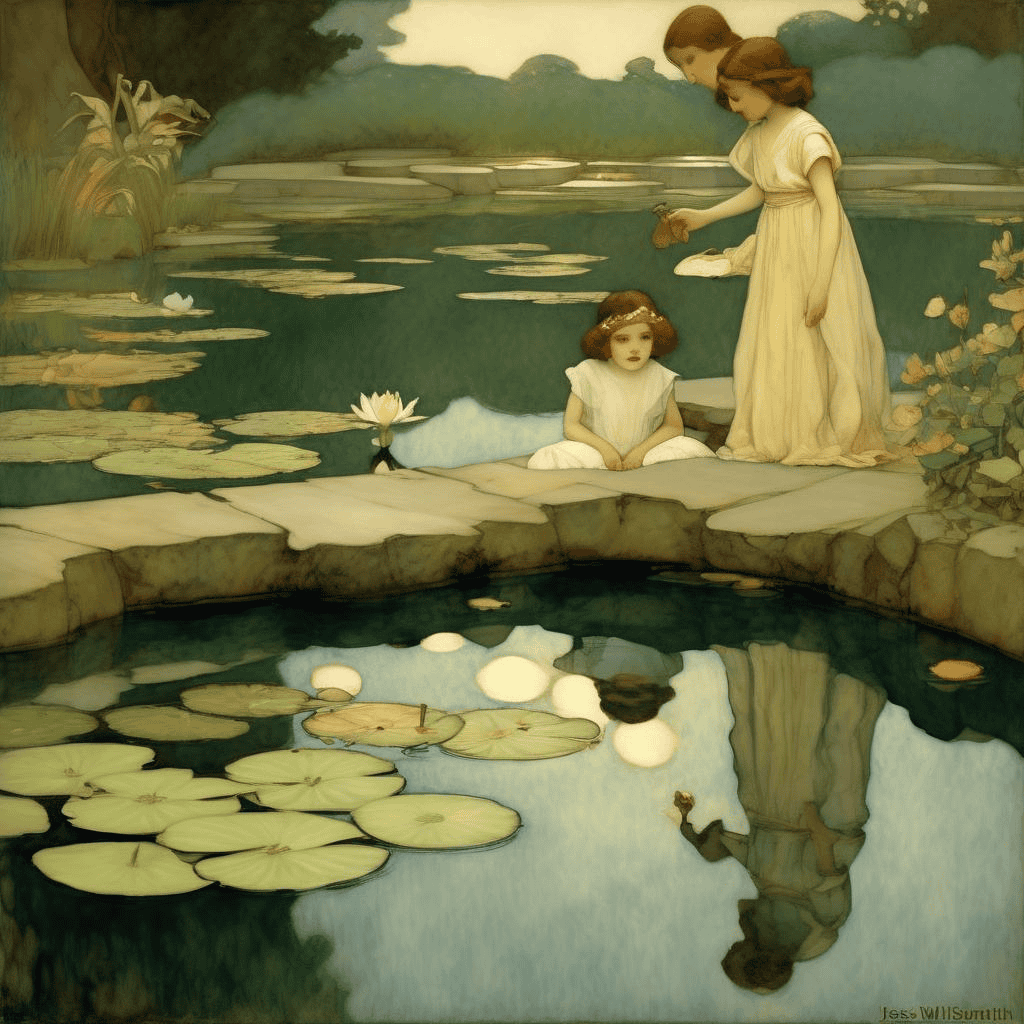 The Lily Pool – Jessie Willcox Smith