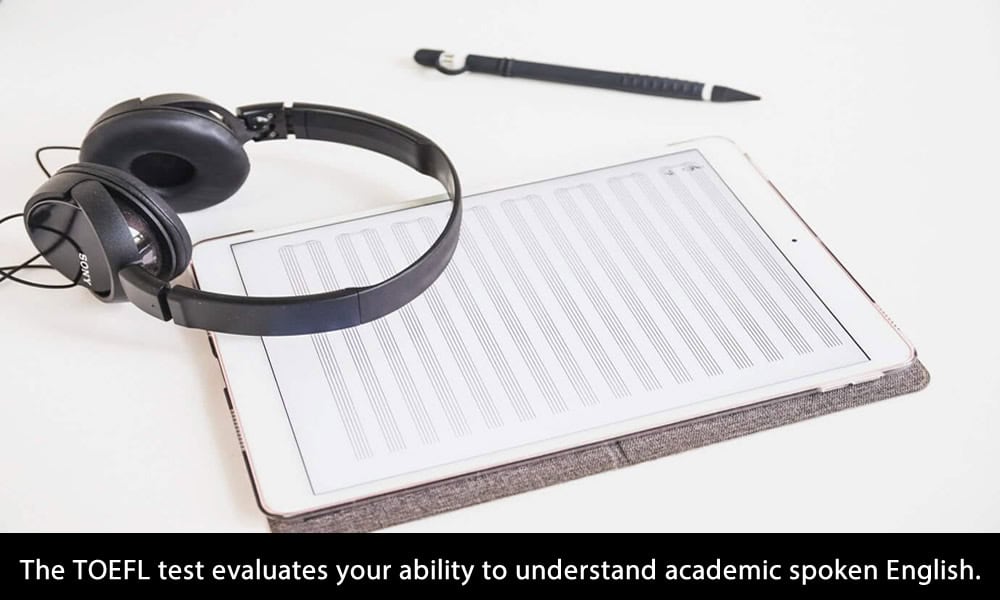The Listening Section of the TOEFL test is designed to evaluate how well you understand spoken English in academic