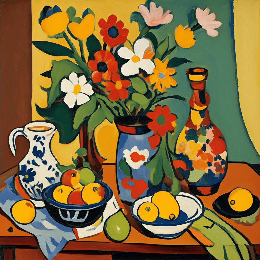 Still Life–Flowers – William H. Johnson