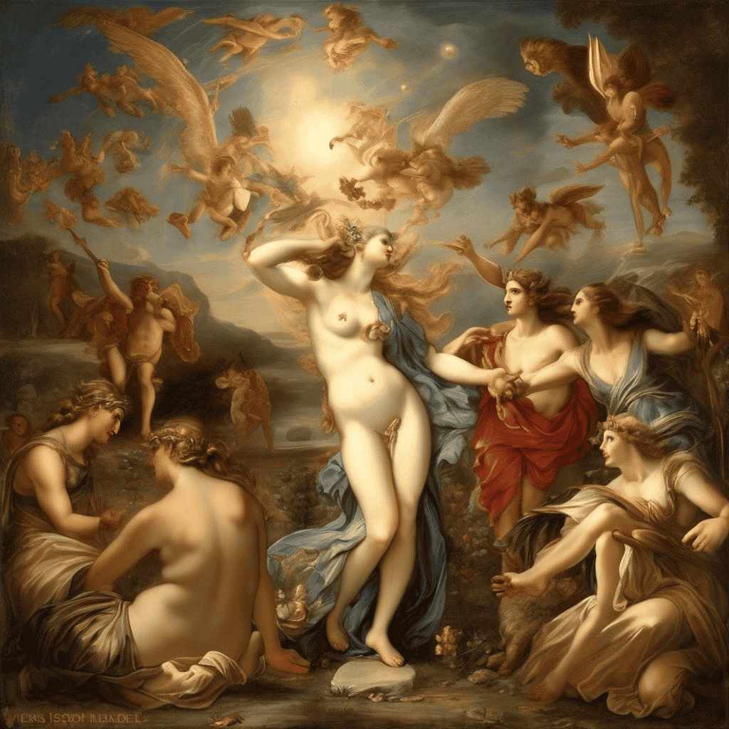 Venus heals Eneas – Merry Joseph Blondel