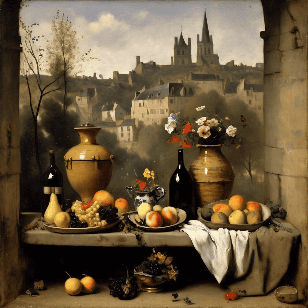 Dinan, a gate of  the town – Camille Corot