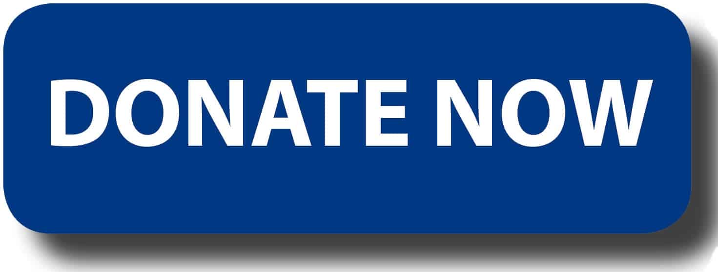 a blue sign with white text donate now