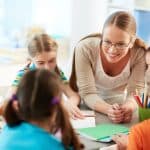Teacher with children in the classroom
