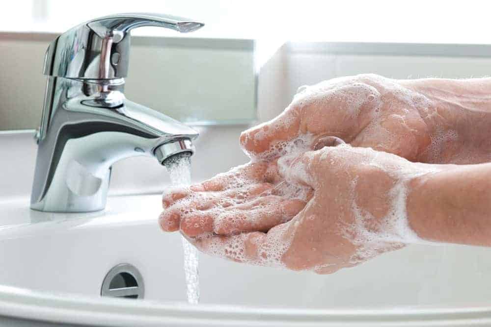 wash hands