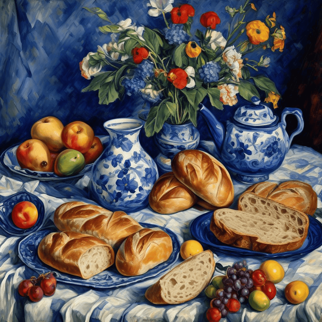 Bread on the blue – Pyotr Konchalovsky