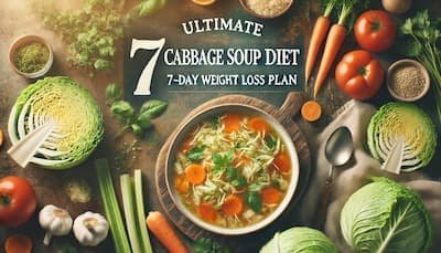 Feature image for The Ultimate Cabbage Soup Diet Recipe: 7-Day Weight Loss Plan, showing a bowl of steaming cabbage soup with fresh vegetables in a cozy kitchen setting.