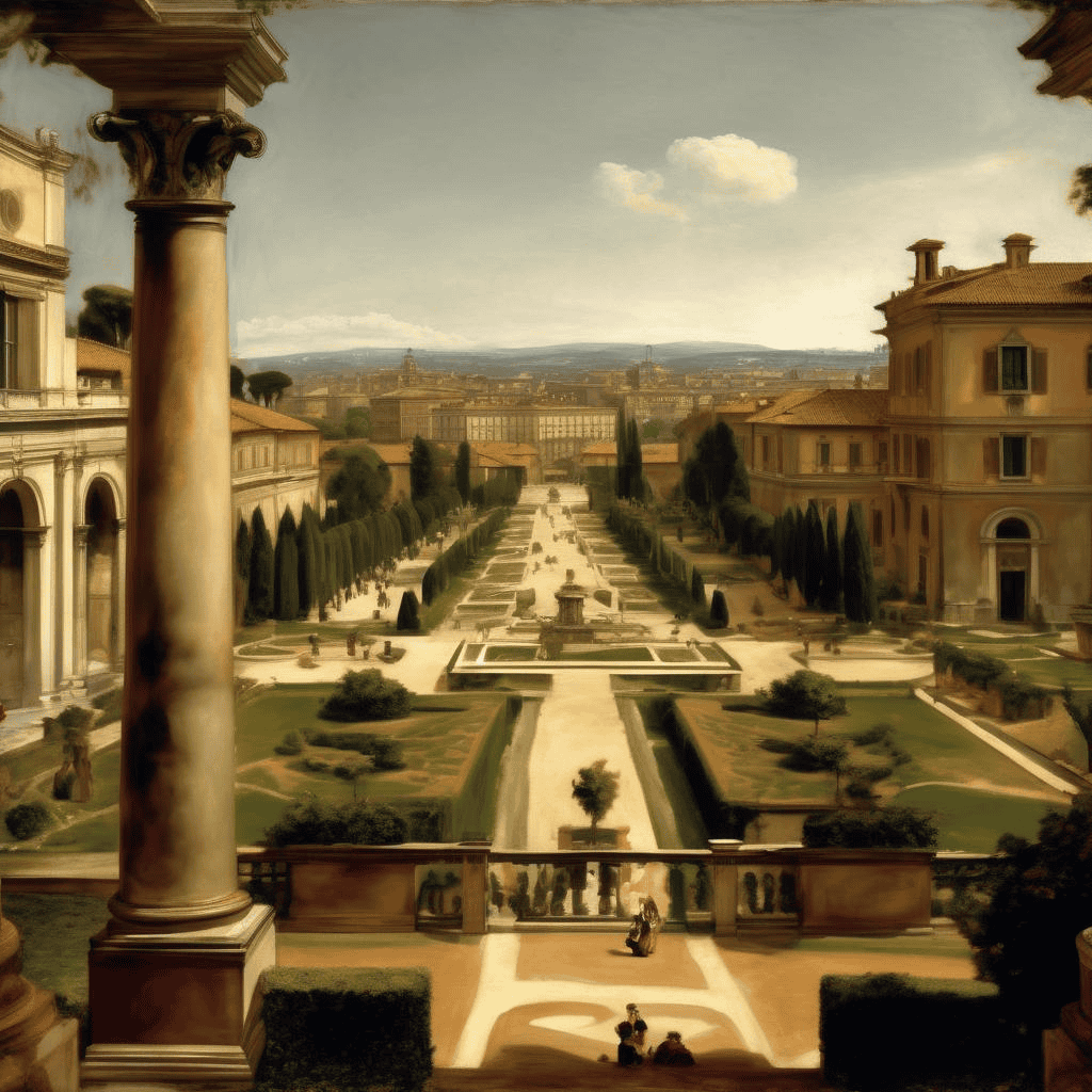 The Gardens of the Villa Medici in Rome – Diego Velazquez