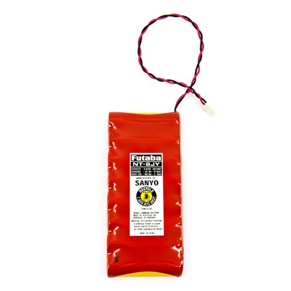 9.6V 600mAh Transmitter Battery (8-Cell Flat)