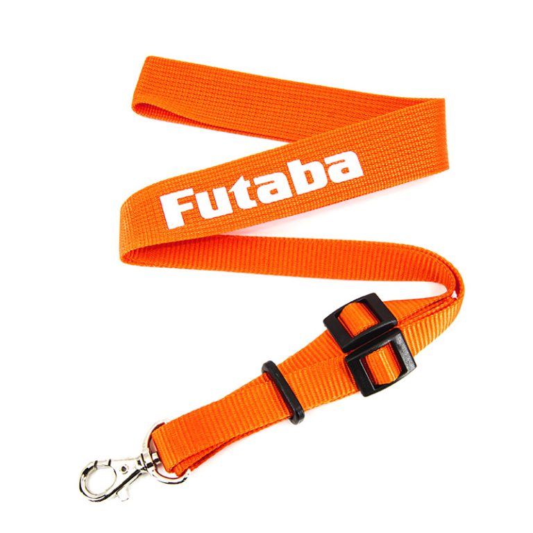 Futaba Orange Neck Strap (White Logo)