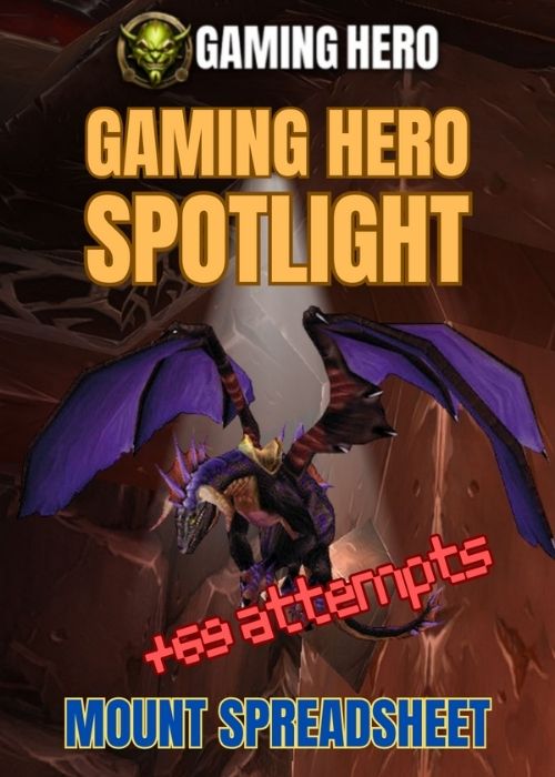 Community Spotlight:                    Mount Collection!