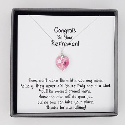 Congrats on Your Retirement - A Necklace of Gratitude and Celebration
