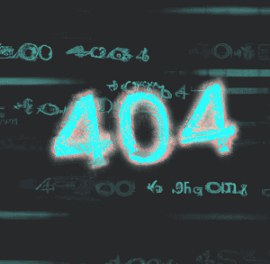 404 error in breakdance - digital art