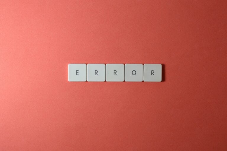 404 made of scrabble blocks