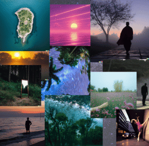 image collage created with dall-e 2