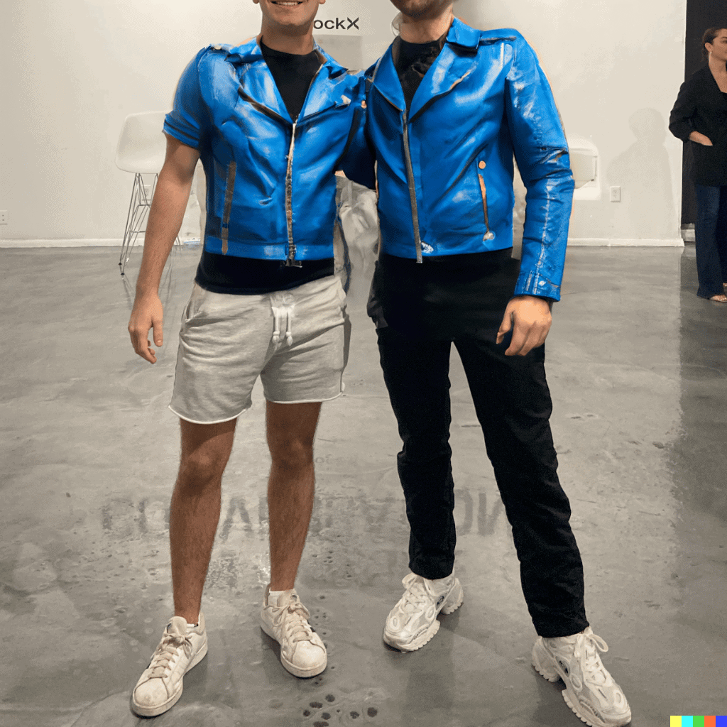dalle2 image with prompt: blue sweatshirt