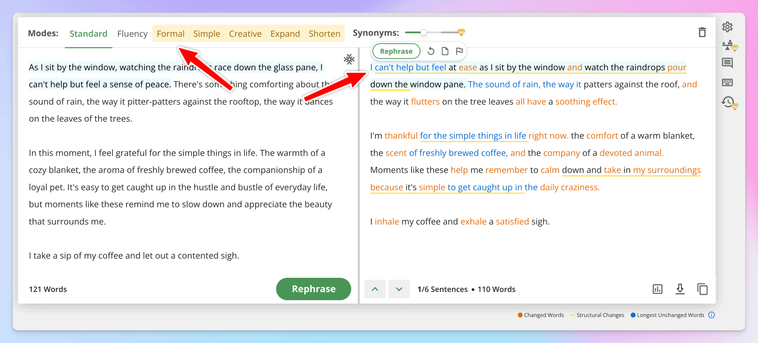 QuillBot paraphrasing tool for AI generated content made with ChatGPT