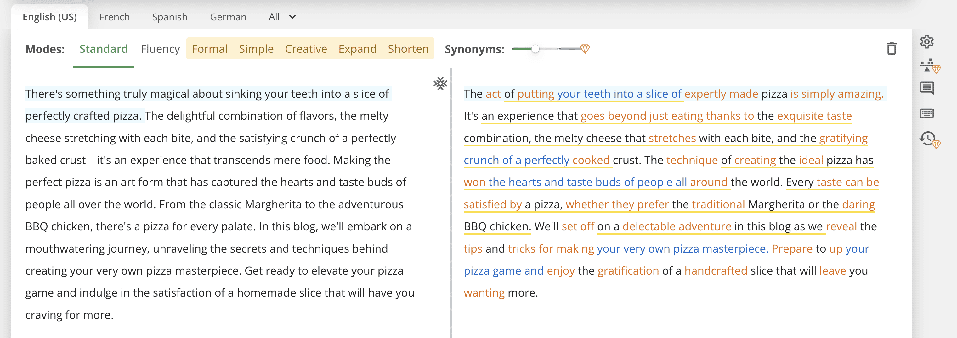 QuillBot AI Paraphrasing tool