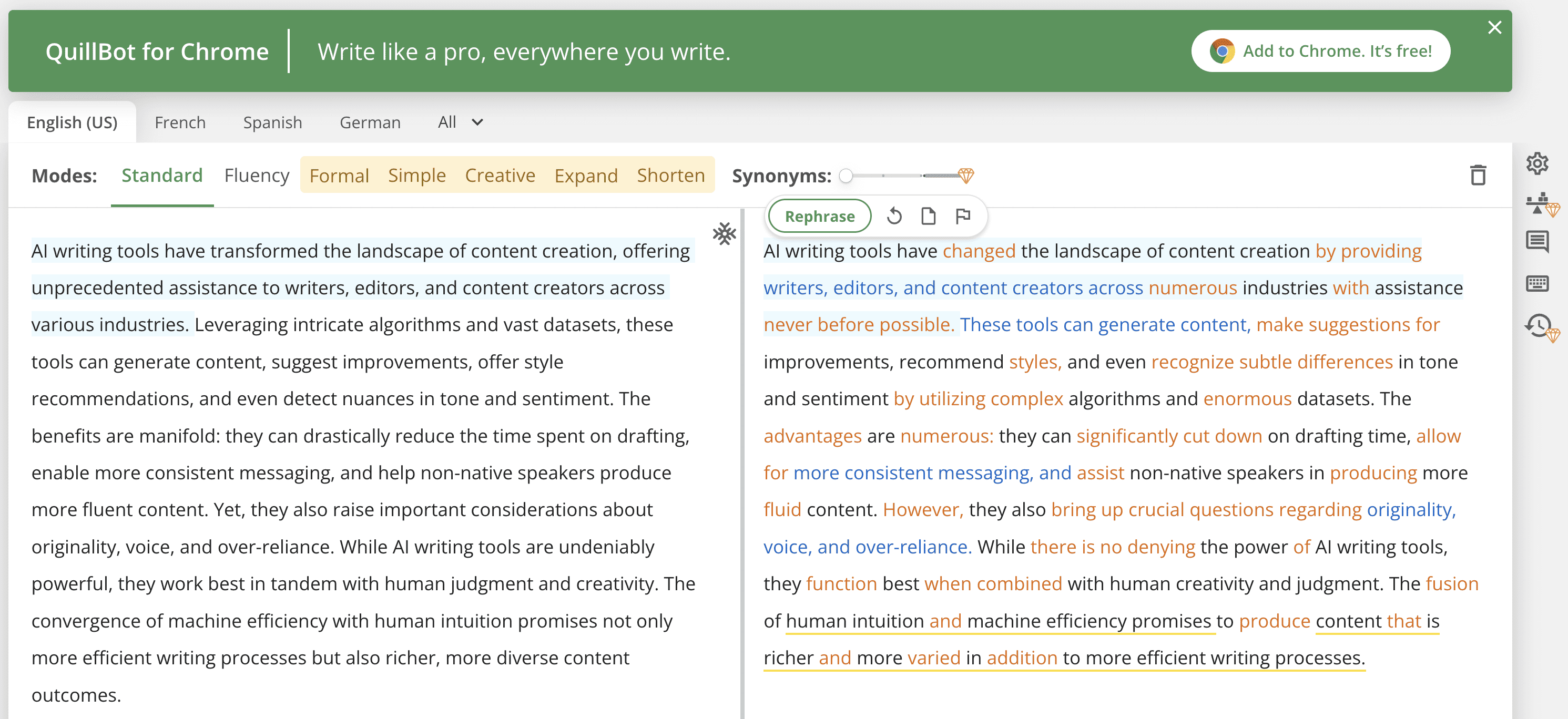 QuillBot Text Paraphraser