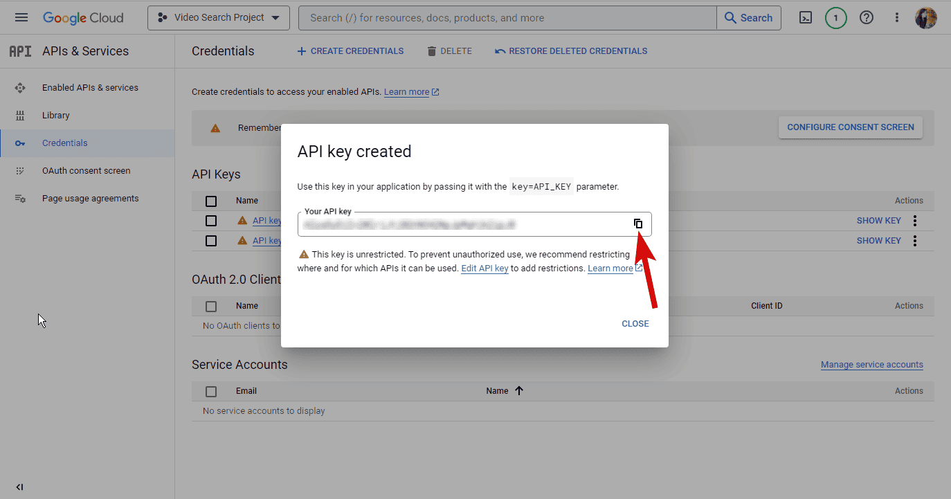 Google translate API