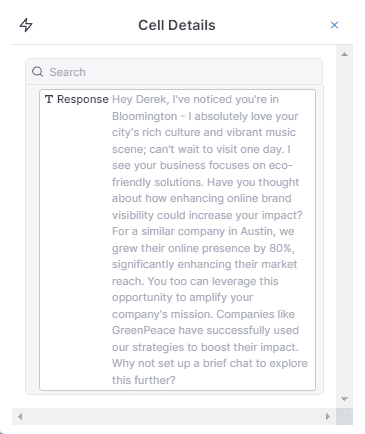 chatGPT cold email
