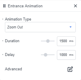 Breakdance zoomout animation