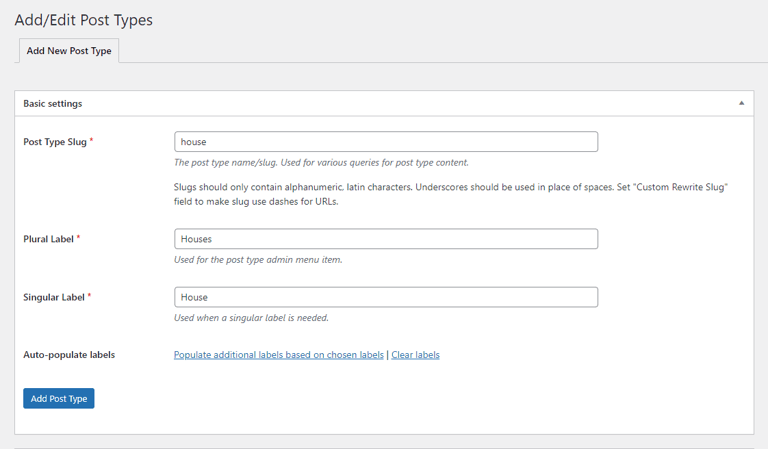 add custom post type