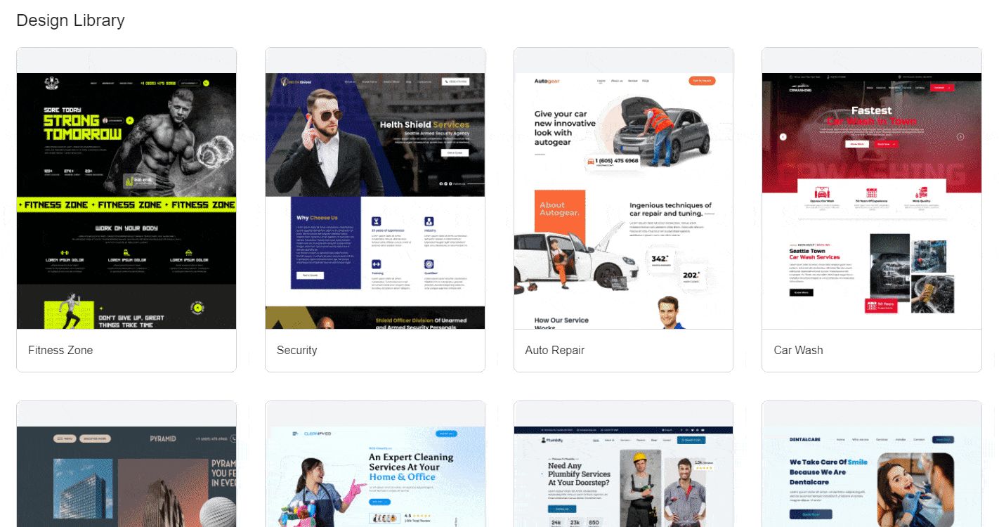 import Breakdance design template