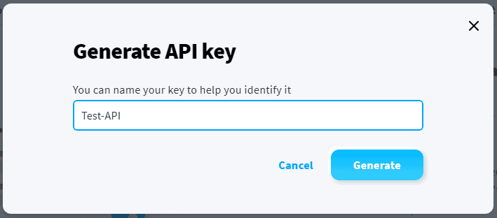 generate getresponse api key