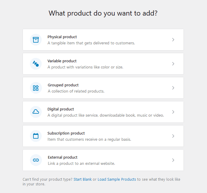 choose product to sell in WooCommerce