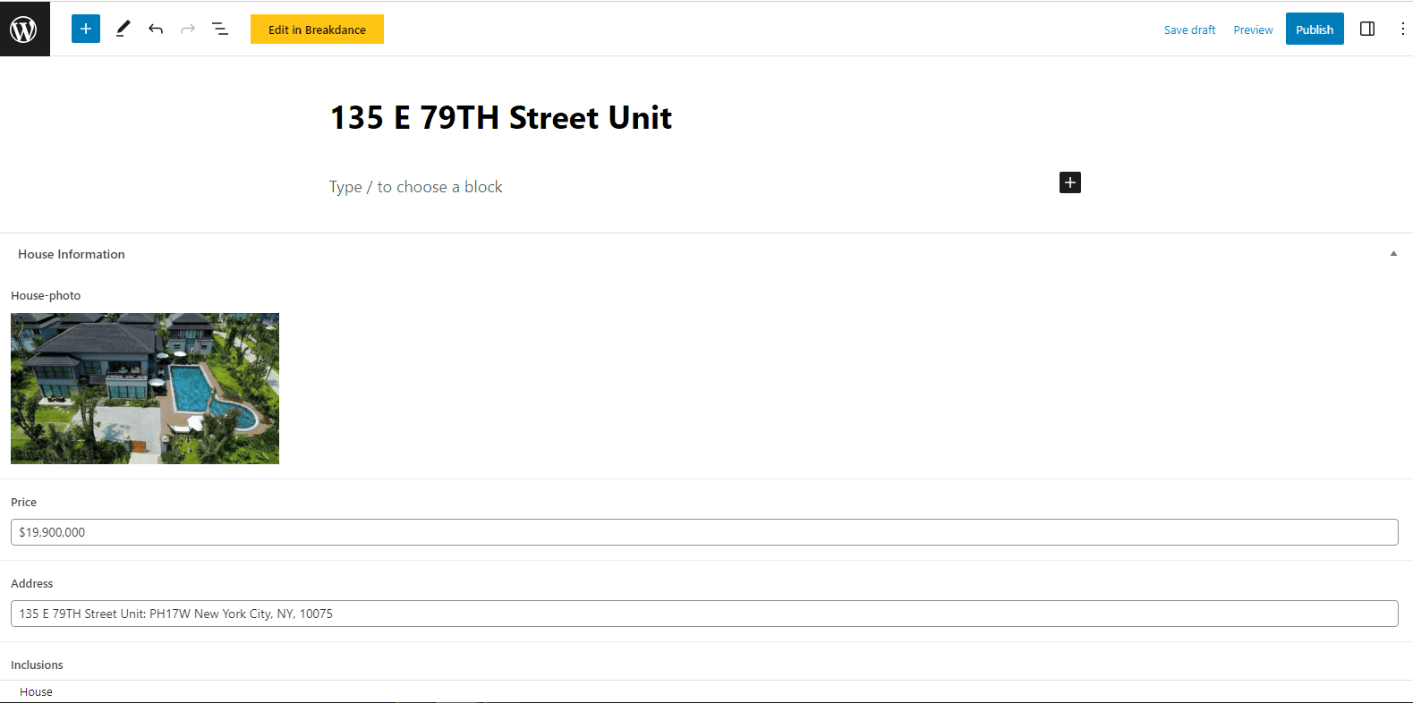 add sample post type