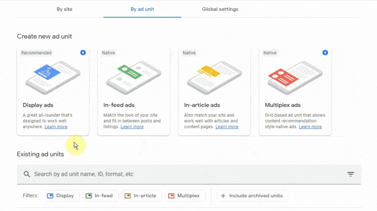 add Google AdSense to Breakdance