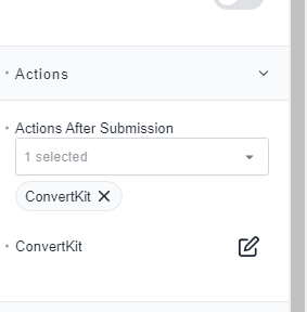 add convertkit on breakdance