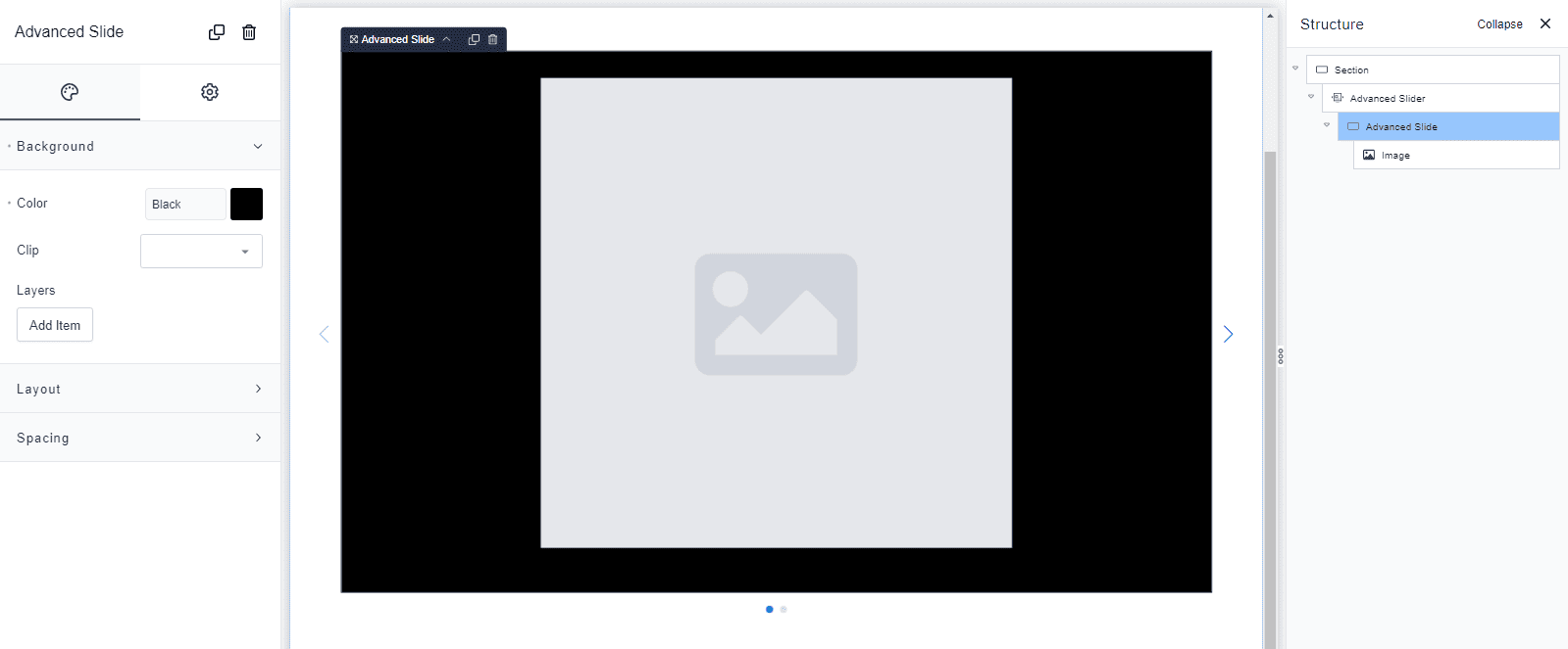 advanced slider edit image