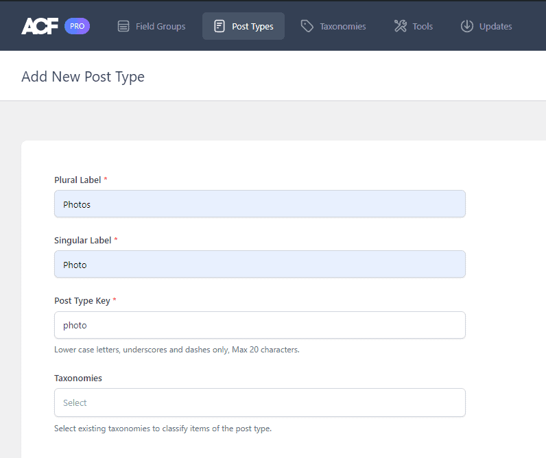 add custom post type in Breakdance