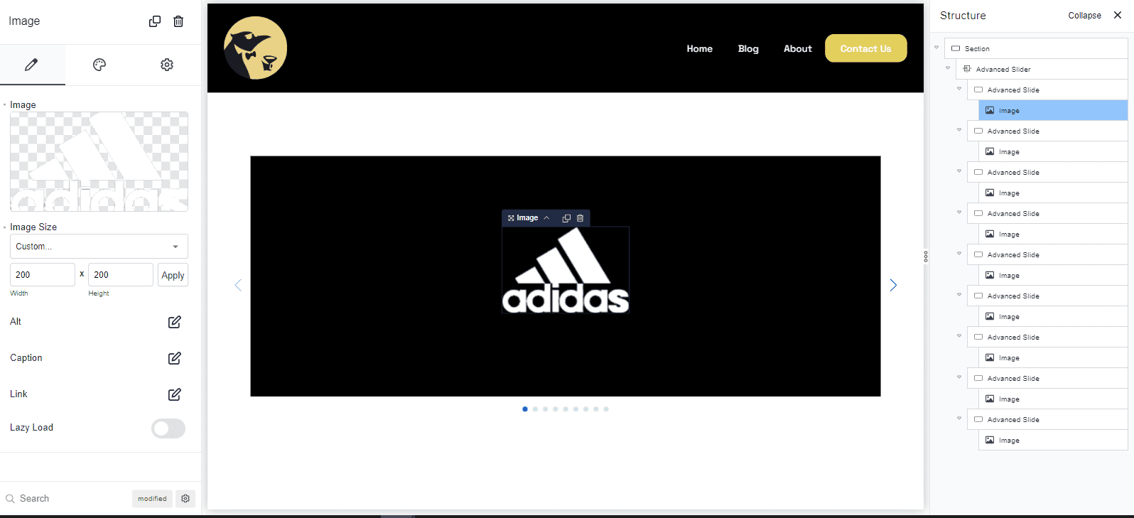 breakdance slider logo