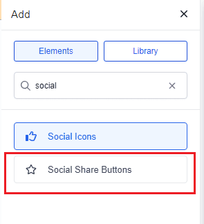 social share buttons