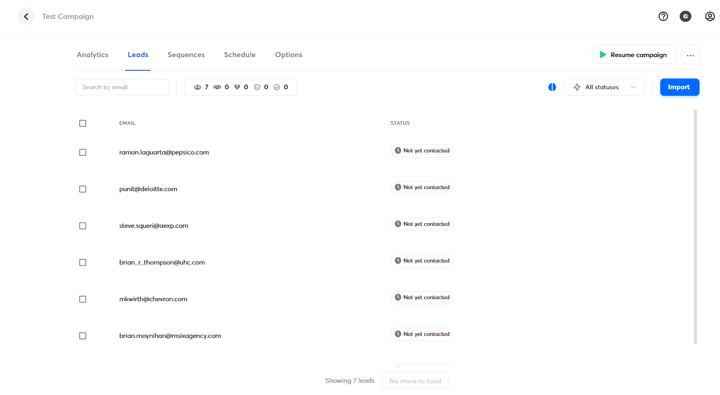 adding leads from Clay to Instantly